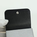 BALENCIAGA Trifold Wallet Leather Silver 593813 Auth SW2307M-18