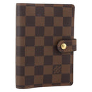 LOUIS VUITTON Damier Ebene Agenda PM Day Planner Cover R20700 LV Auth SW2309A-1