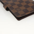 LOUIS VUITTON Damier Ebene Agenda PM Day Planner Cover R20700 LV Auth SW2309A-11