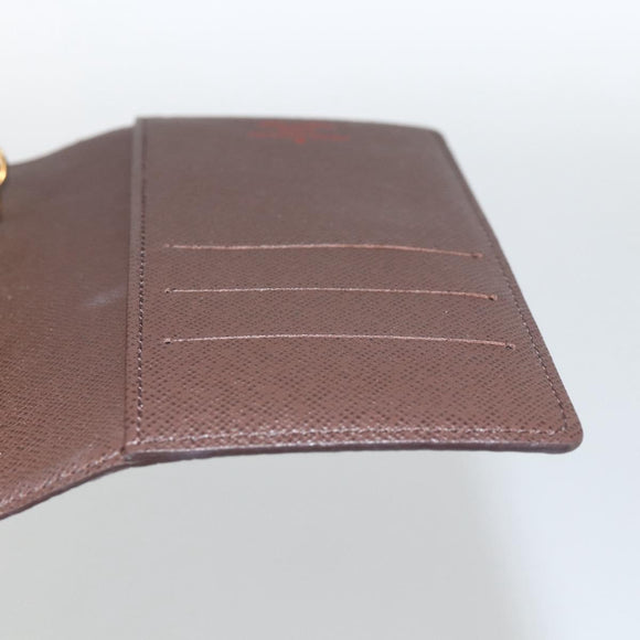 LOUIS VUITTON Damier Ebene Agenda PM Day Planner Cover R20700 LV Auth SW2309A