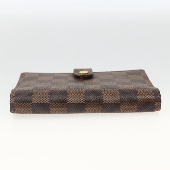 LOUIS VUITTON Damier Ebene Agenda PM Day Planner Cover R20700 LV Auth SW2309A