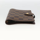 LOUIS VUITTON Damier Ebene Agenda PM Day Planner Cover R20700 LV Auth SW2309A-7