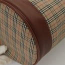 Burberrys Nova Check Shoulder Bag Canvas Beige Auth sw231-16