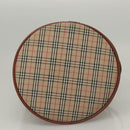 Burberrys Nova Check Shoulder Bag Canvas Beige Auth sw231-5