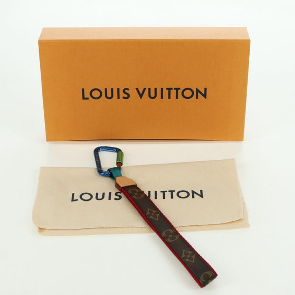 LOUIS VUITTON Monogram Porte Cles Sangle Charm MP1959 LV Auth SW2310M