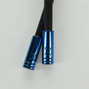 LOUIS VUITTON Porte Cles Knot Lock Charm Leather Blue M61713 LV Auth SW2312M-7