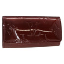 LOUIS VUITTON Vernis Multicles 4 Key Case Rouge Favist M91542 LV Auth SW2314A-1