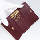 LOUIS VUITTON Vernis Multicles 4 Key Case Rouge Favist M91542 LV Auth SW2314A-13