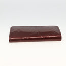 LOUIS VUITTON Vernis Multicles 4 Key Case Rouge Favist M91542 LV Auth SW2314A-6