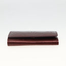 LOUIS VUITTON Vernis Multicles 4 Key Case Rouge Favist M91542 LV Auth SW2314A-7