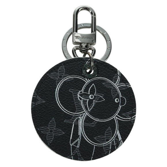 LOUIS VUITTON Monogram Eclipse Porte ClesVivienne Charm MP1993 LV Auth SW2315M