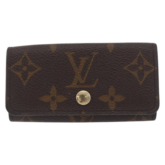 LOUIS VUITTON Monogram Multicles 4 Key Case Monogram M62631 LV Auth SW2316