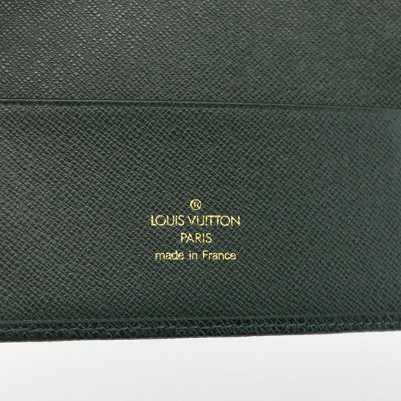 LOUIS VUITTON Taiga Agenda GM Day Planner Cover Epicea R20404 LV Auth SW2317