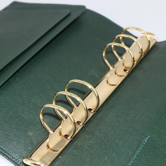 LOUIS VUITTON Taiga Agenda GM Day Planner Cover Epicea R20404 LV Auth SW2317