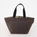 Burberrys Burberry Nova Check Hand Bag Nylon 4 Set Green Gray beige Auth SW2319-14