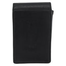 CHANEL Cigarette Case Leather Black Gold CC Auth SW2330A-2