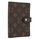 LOUIS VUITTON Monogram Agenda PM Day Planner Cover R20005 LV Auth SW2332-1