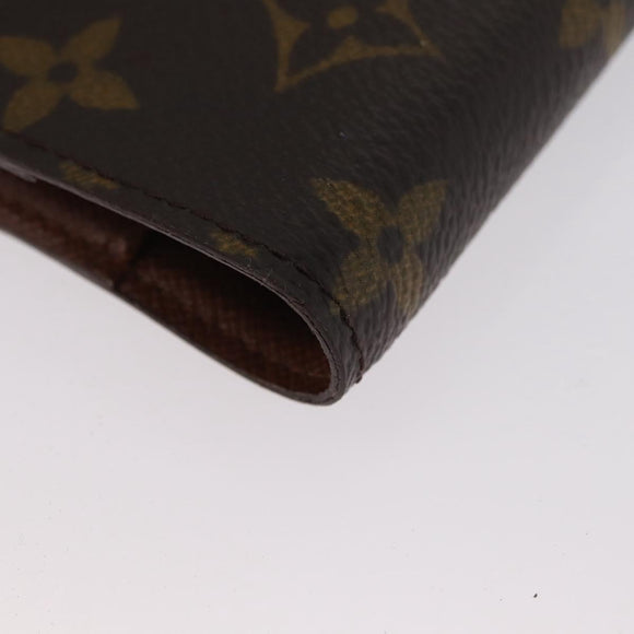 LOUIS VUITTON Monogram Agenda PM Day Planner Cover R20005 LV Auth SW2332