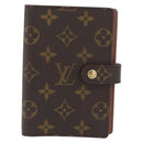 LOUIS VUITTON Monogram Agenda PM Day Planner Cover R20005 LV Auth SW2332-13