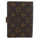 LOUIS VUITTON Monogram Agenda PM Day Planner Cover R20005 LV Auth SW2332-2