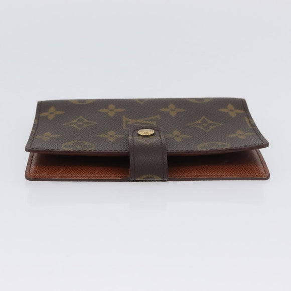 LOUIS VUITTON Monogram Agenda PM Day Planner Cover R20005 LV Auth SW2332