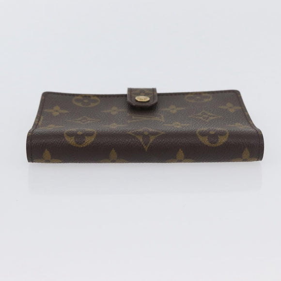 LOUIS VUITTON Monogram Agenda PM Day Planner Cover R20005 LV Auth SW2332