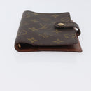 LOUIS VUITTON Monogram Agenda PM Day Planner Cover R20005 LV Auth SW2332-6