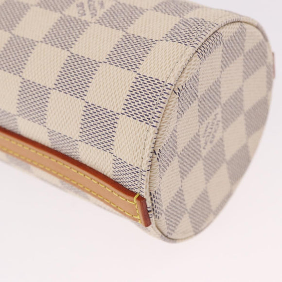 LOUIS VUITTON Damier Azur Bottle Holder Porte Boutille Bag GI0373 Auth SW2336SAM