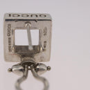 GUCCI Pierce Earring Ag925 Silver Auth SW2338V-10