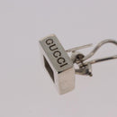GUCCI Pierce Earring Ag925 Silver Auth SW2338V-7