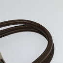 GUCCI GG Supreme Web Sherry Line Hand Bag PVC Beige Gold Red Auth sw234-8