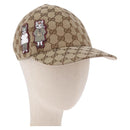 GUCCI GG Canvas Yuko Higuchi Cap Beige 847862 Auth SW2340SAM-1