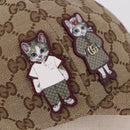 GUCCI GG Canvas Yuko Higuchi Cap Beige 847862 Auth SW2340SAM-6