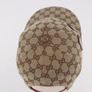 GUCCI GG Canvas Yuko Higuchi Cap Beige 847862 Auth SW2340SAM-7