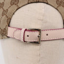GUCCI GG Canvas Yuko Higuchi Cap Beige 847862 Auth SW2340SAM-8