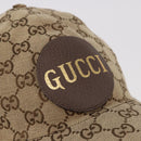 GUCCI GG Canvas Cap Beige 576253 Auth SW2342V-5