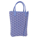 GOYARD Herringbone 2025 Poitiers Bag Iris Limited Edition PVC Blue Auth SW2344SM-1