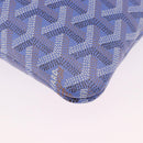 GOYARD Herringbone 2025 Poitiers Bag Iris Limited Edition PVC Blue Auth SW2344SM-17