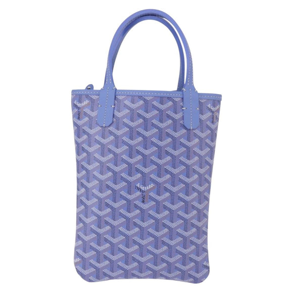GOYARD Herringbone 2025 Poitiers Bag Iris Limited Edition PVC Blue Auth SW2344SM