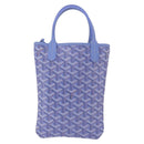 GOYARD Herringbone 2025 Poitiers Bag Iris Limited Edition PVC Blue Auth SW2344SM-2