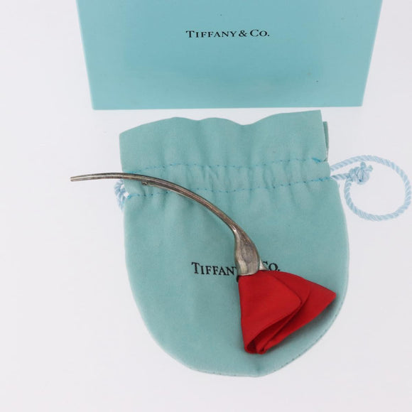 TIFFANY&Co. Amapola Brooch Ag925 Silver Auth SW2346M