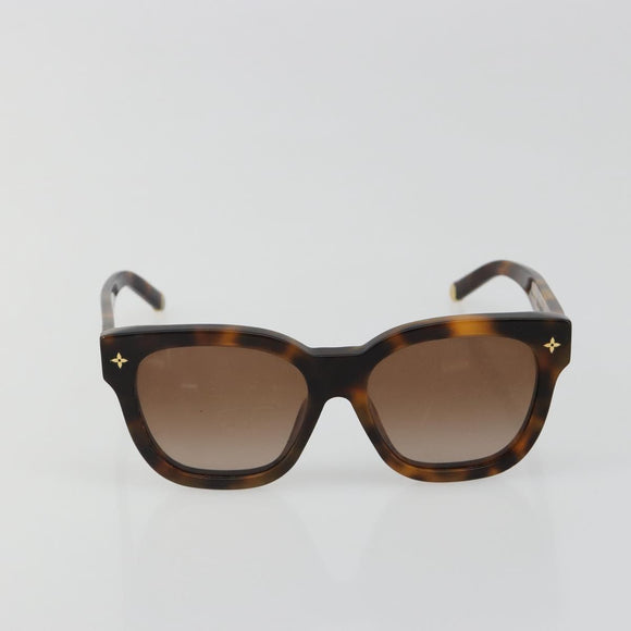 LOUIS VUITTON My Monogram Square Sunglasses plastic Brown Z1524E LV Auth SW2348