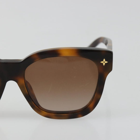 LOUIS VUITTON My Monogram Square Sunglasses plastic Brown Z1524E LV Auth SW2348