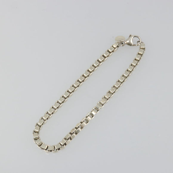 TIFFANY&Co. Venetian ring Bracelet Ag925 Silver Auth SW2349V