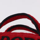 Christian Dior Hand Bag Pile Red Auth SW2351V-8