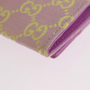 GUCCI GG Canvas Card Case Purple 783120 Auth SW2352SM-16