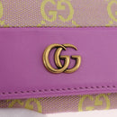 GUCCI GG Canvas Card Case Purple 783120 Auth SW2352SM-17