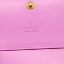 GUCCI GG Canvas Card Case Purple 783120 Auth SW2352SM-9