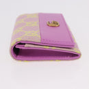 GUCCI GG Canvas Card Case Purple 783120 Auth SW2352SM-4