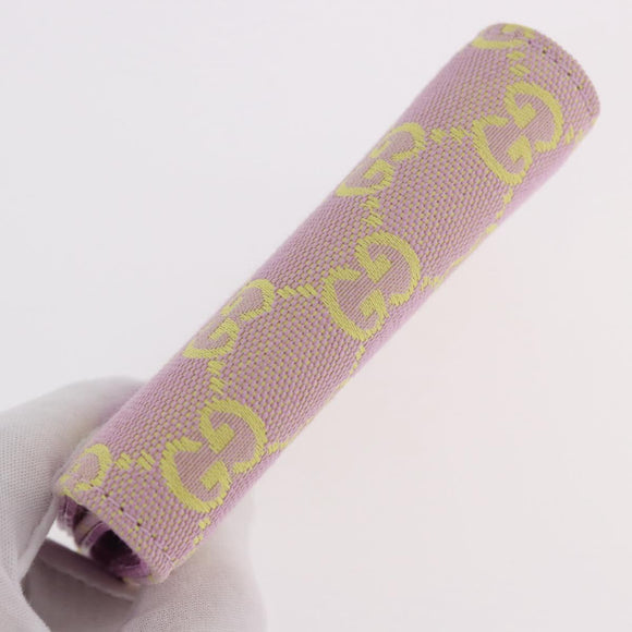 GUCCI GG Canvas Card Case Purple 783120 Auth SW2352SM